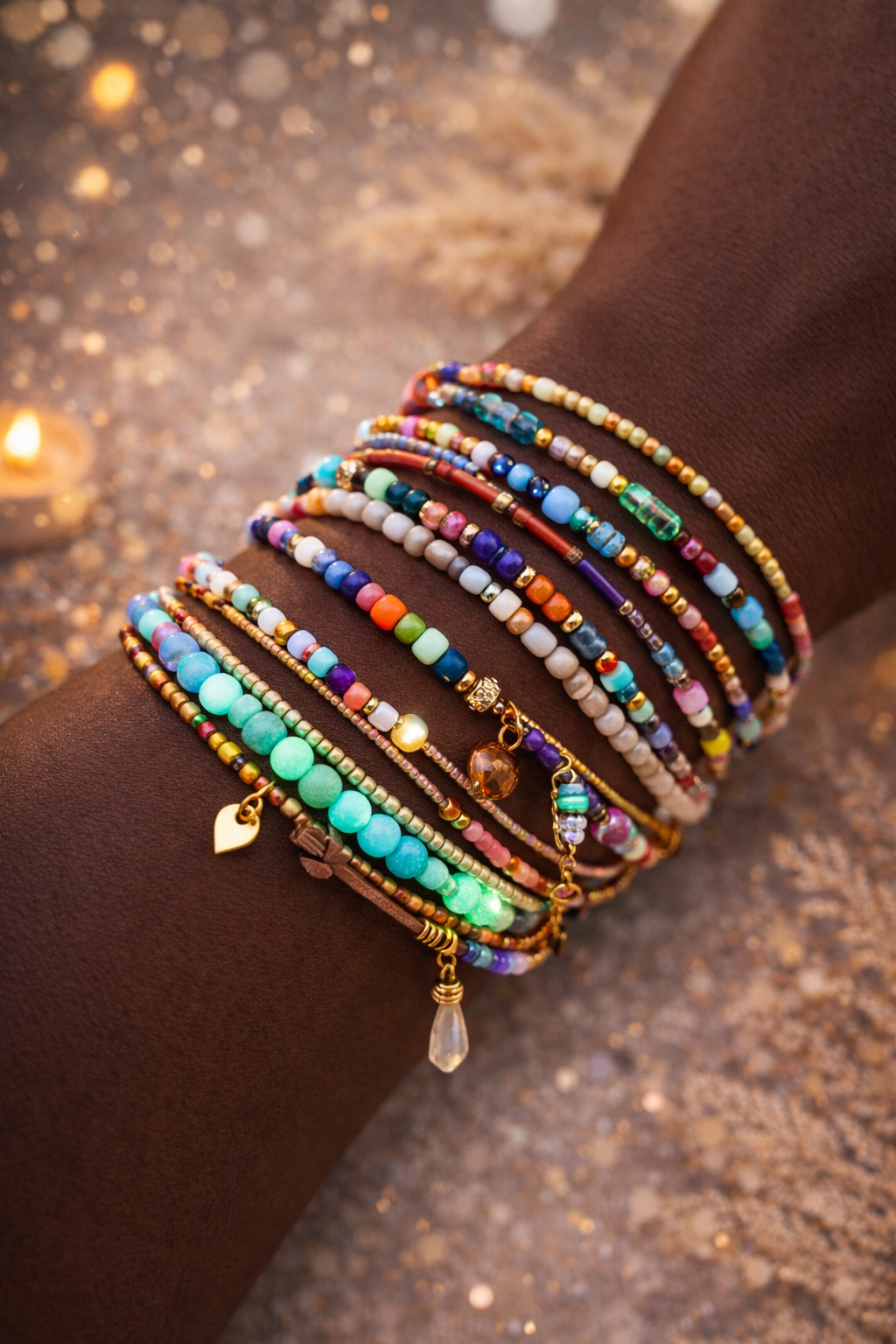 Stacked Bracelet / Anklet / Arm Cuff