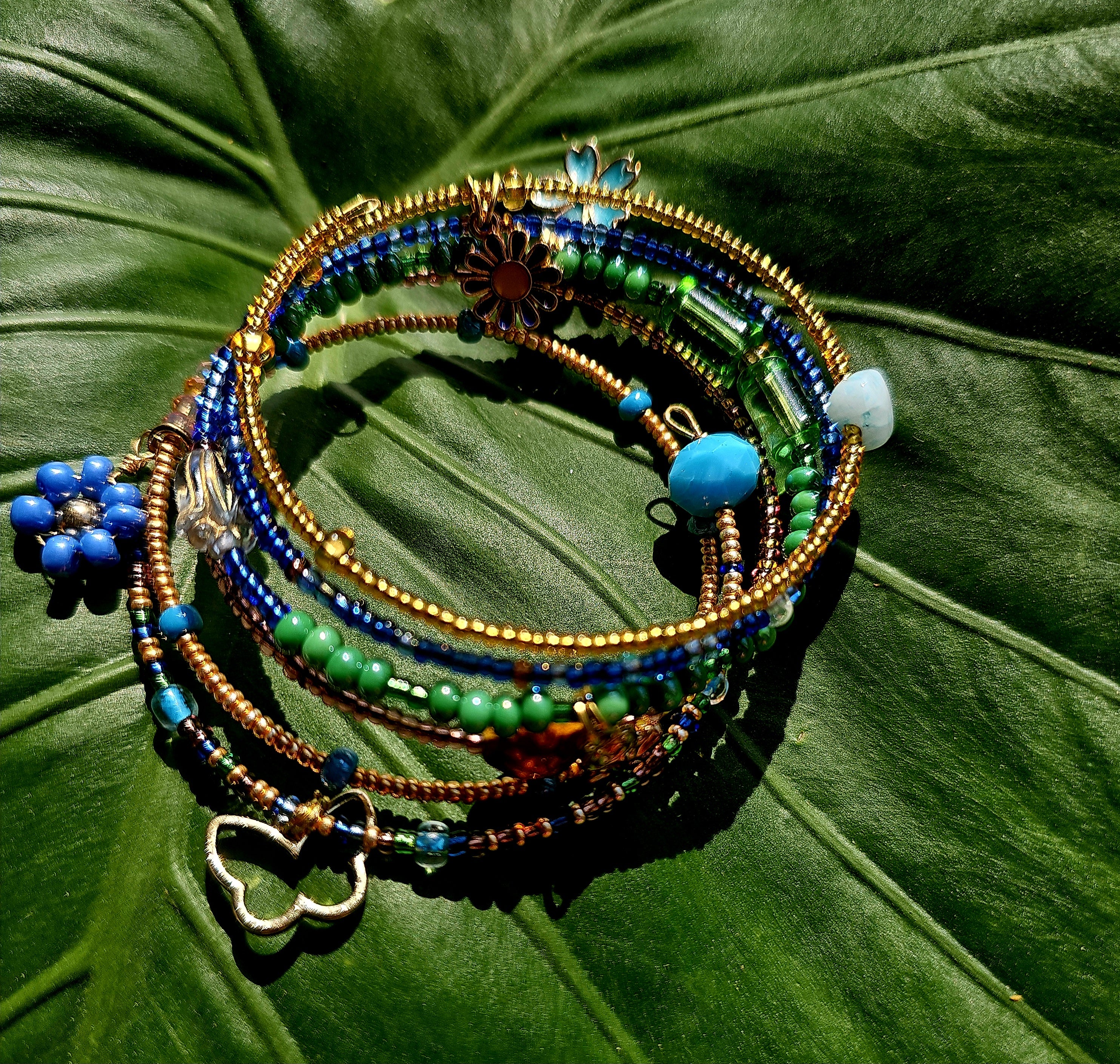 Stacked Bracelet / Anklet / Arm Cuff