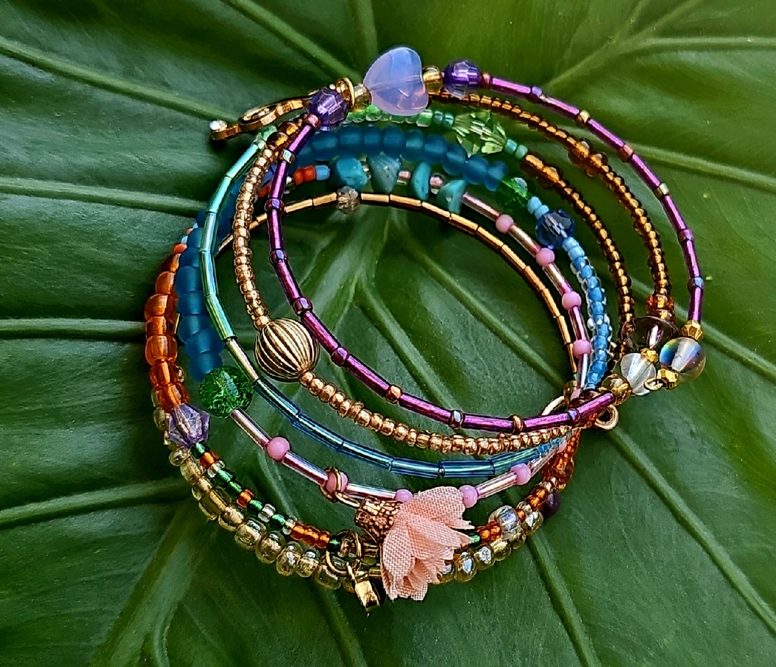 Stacked Bracelet / Anklet / Arm Cuff